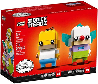 LEGO® Brick Headz 41632 Homer Simpson & Krusty The Clown