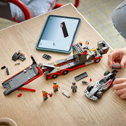 LEGO® City F1® Display Truck with Audi F1® Race Car 60493
