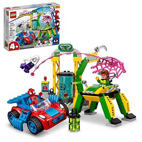 LEGO Marvel Spidey and His Amazing Friends Spider-Man at Doc Ock’s Lab 10783
