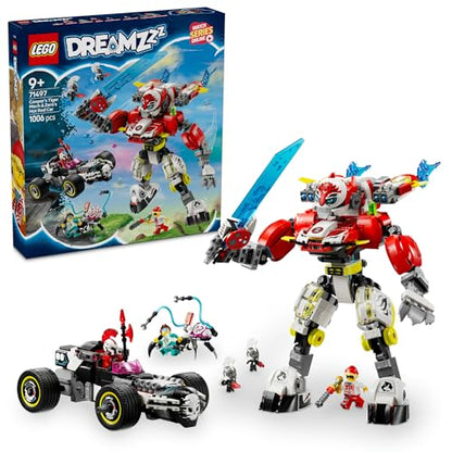 LEGO DREAMZzz 2in1 Cooper’s Tiger Mech & Zero’s Hot Rod Race Car 71497