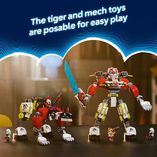 LEGO DREAMZzz 2in1 Cooper’s Tiger Mech & Zero’s Hot Rod Race Car 71497
