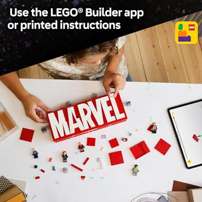 LEGO Marvel: MARVEL Logo & Minifigures 76313