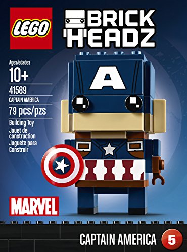 LEGO BrickHeadz Captain America 41589 Building Kit