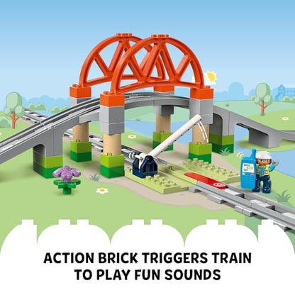LEGO DUPLO Train Bridge and Tracks Expansion Set 10426