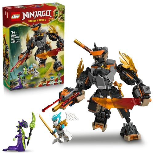 LEGO® NINJAGO® Cole’s Mission Mech & Dragon Zane 71854