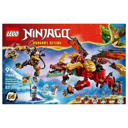 LEGO® NINJAGO® Wyldfyre's Transforming Dragon Mech 71868