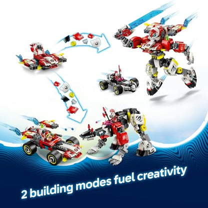 LEGO DREAMZzz 2in1 Cooper’s Tiger Mech & Zero’s Hot Rod Race Car 71497