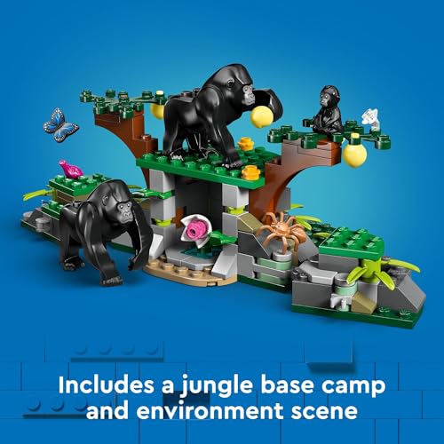 LEGO® City Jungle Explorer Helicopter at Base Camp 60437