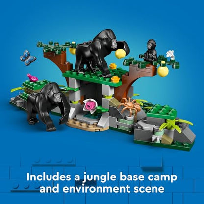 LEGO® City Jungle Explorer Helicopter at Base Camp 60437
