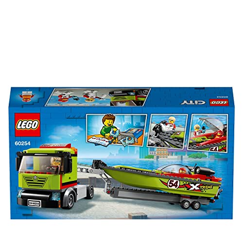 LEGO City Race Boat Transporter 60254