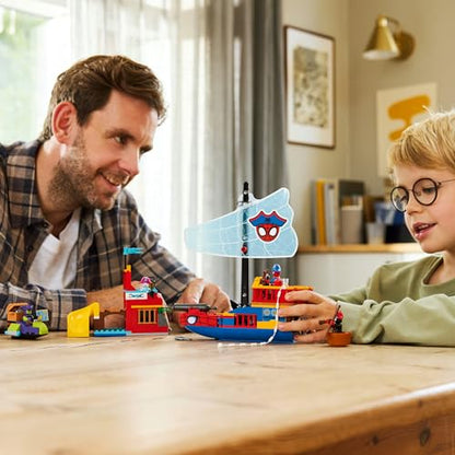 LEGO® ǀ Marvel Spidey and His Amazing Friends Team Spidey Pirate Ship 11208