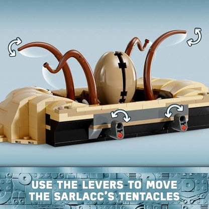 LEGO® Star Wars: Return of The Jedi Desert Skiff & Sarlacc Pit 75396 Collectible Building Set, Buildable Toy Vehicle Playset for Kids, Fun Toy for Boys, Girls and Any Fans