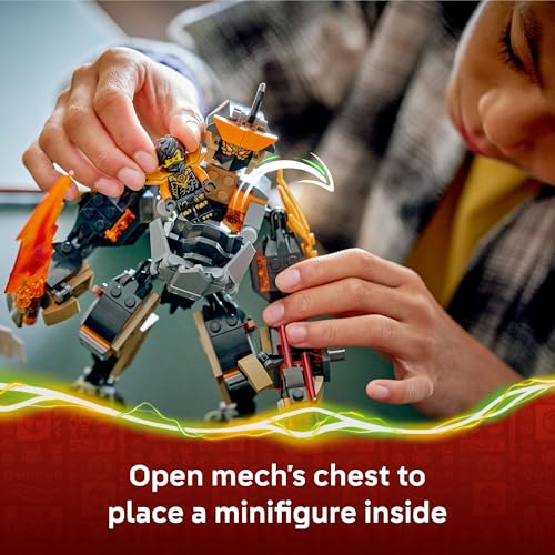 LEGO® NINJAGO® Cole’s Mission Mech & Dragon Zane 71854