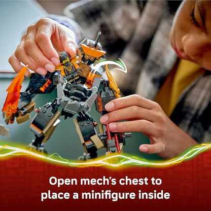 LEGO® NINJAGO® Cole’s Mission Mech & Dragon Zane 71854