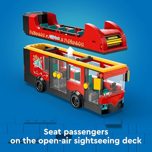 LEGO City 60407 Red Double-Decker Sightseeing Bus