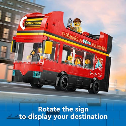 LEGO City 60407 Red Double-Decker Sightseeing Bus