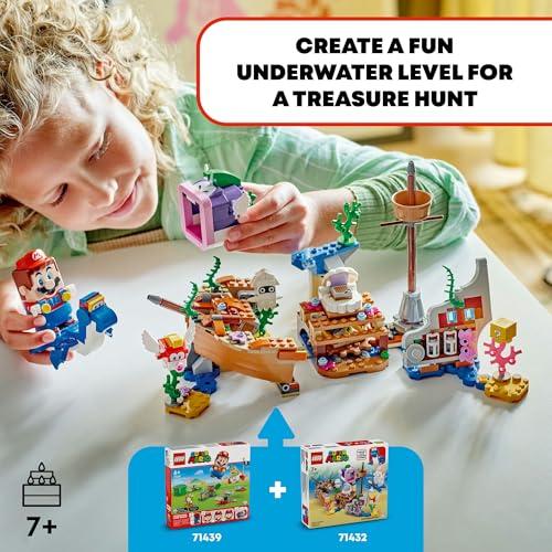 LEGO® Super Mario™ Dorrie's Sunken Shipwreck Adventure Expansion Set 71432