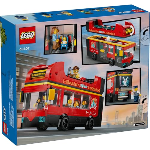 LEGO City 60407 Red Double-Decker Sightseeing Bus