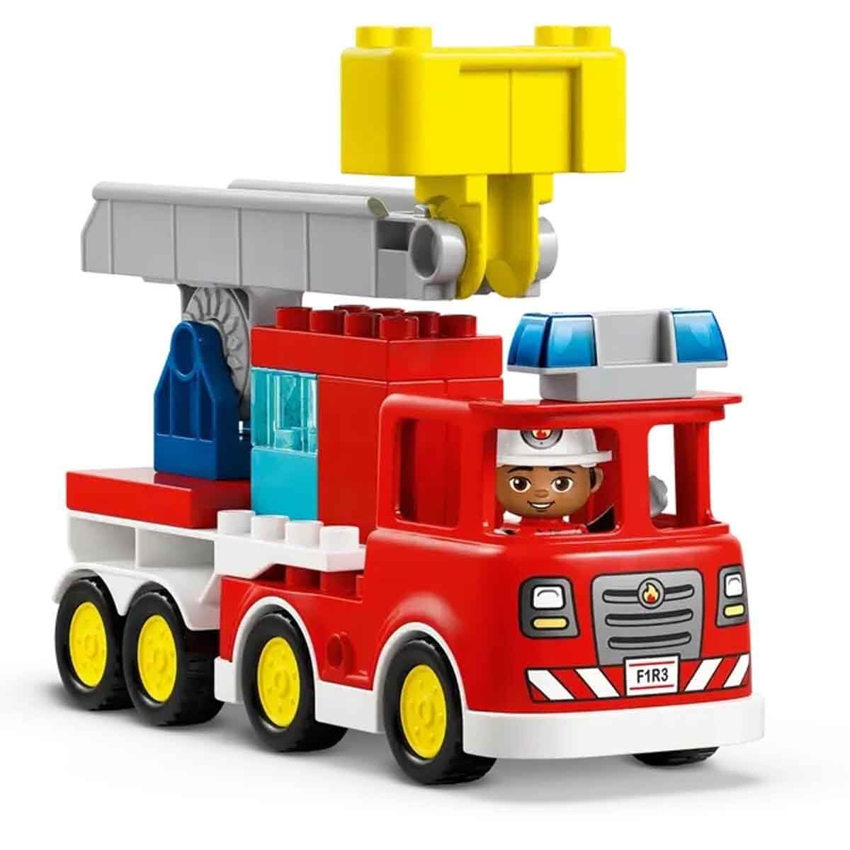 LEGO DUPLO Fire Truck with Hose and Firefighter 10473