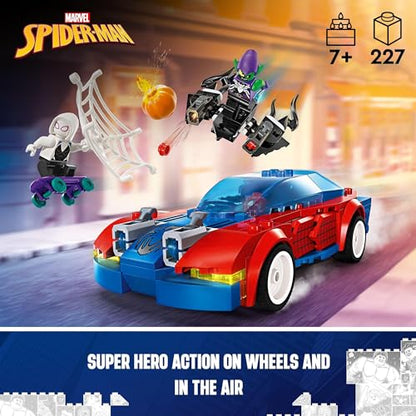 LEGO® Marvel Super Heroes Spider-Man Race Car & Venom Green Goblin 76279