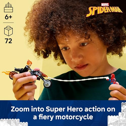 LEGO® Marvel Spider-Man vs. Ghost Rider Motorcycle 76335