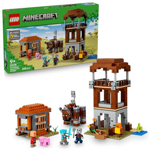 LEGO® Minecraft® The Pillager Outpost and Ravager 21278