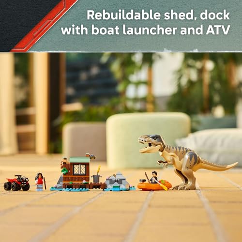 LEGO® Jurassic World T. rex River Escape 76975