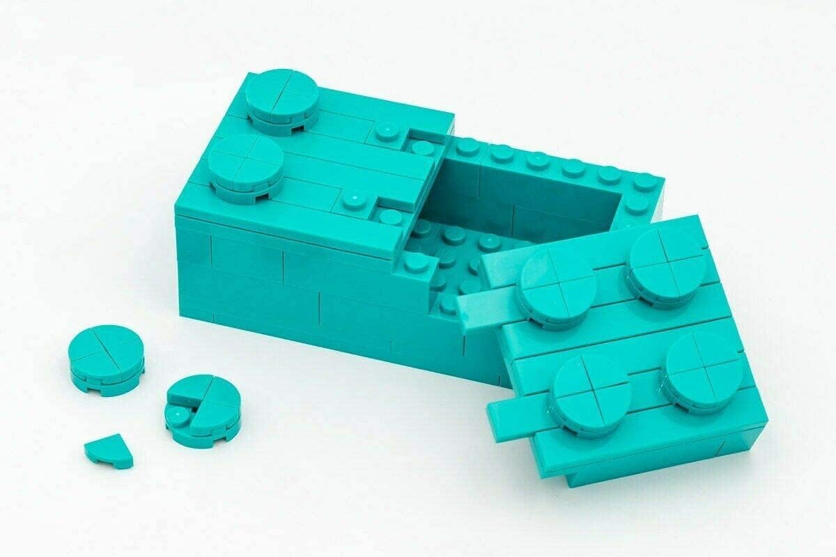 LEGO Teal Brick VIP 2020 2x4 Building Block Turquoise 6346102