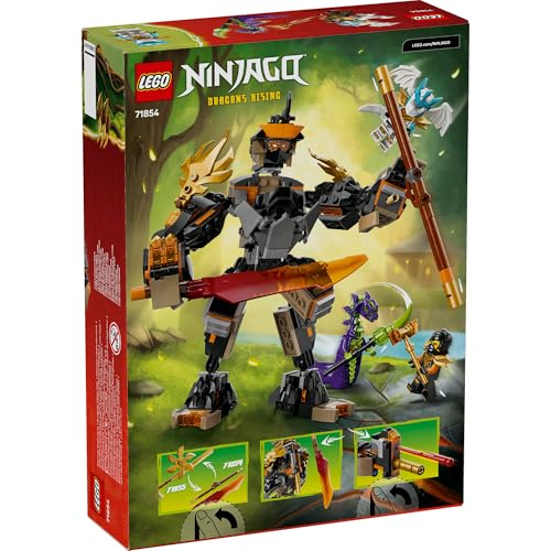 LEGO® NINJAGO® Cole’s Mission Mech & Dragon Zane 71854