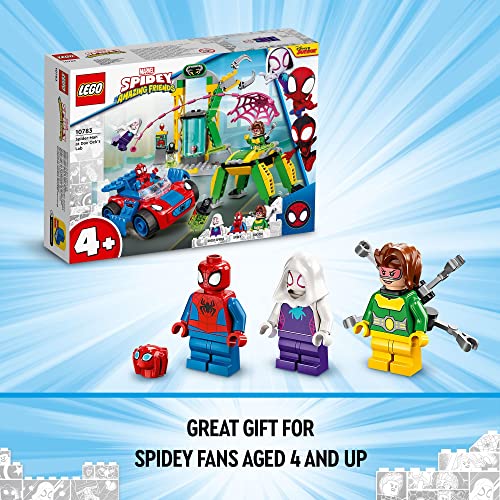 LEGO Marvel Spidey and His Amazing Friends Spider-Man at Doc Ock’s Lab 10783