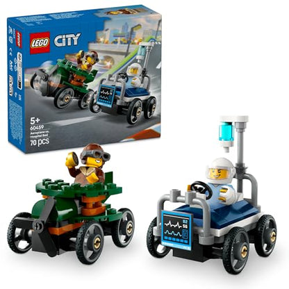 LEGO City Airplane vs. Hospital Bed Race Car Pack 60459