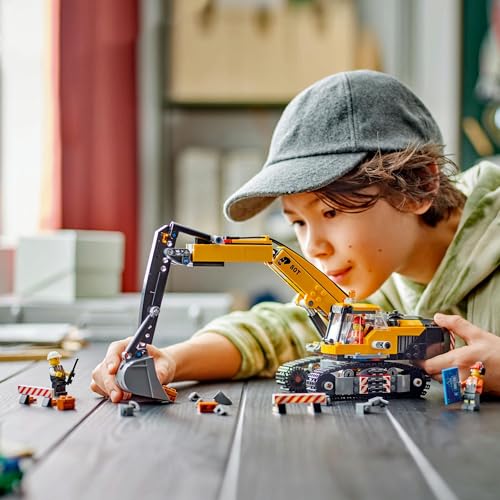 LEGO City Yellow Construction Excavator, Digger Truck 60420