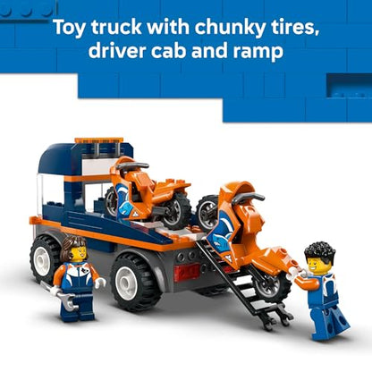 LEGO® City Motorcycle Transporter 60491