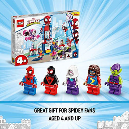 LEGO® Super Heroes Marvel Spidey and His Amazing Friends Spider-Man Webquarters Hangout 10784