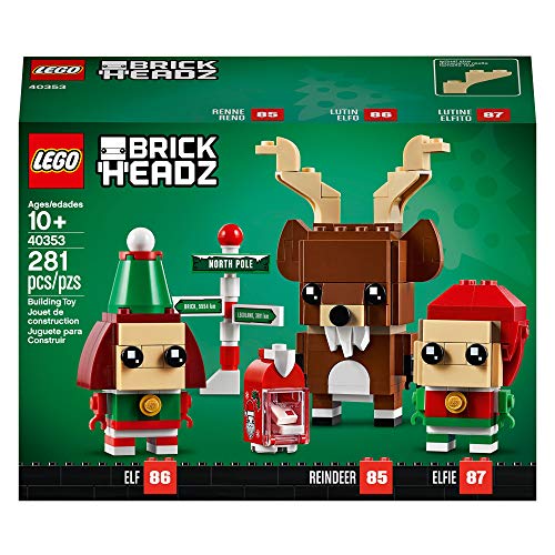 LEGO Brickheadz 40353 Reindeer, Elf and Elfie