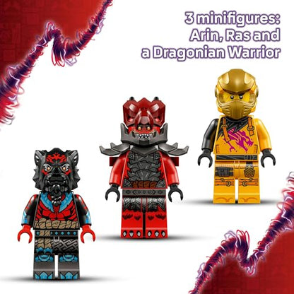 LEGO NINJAGO Ras and Arin’s Super Storm Jet 71833