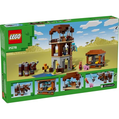 LEGO® Minecraft® The Pillager Outpost and Ravager 21278