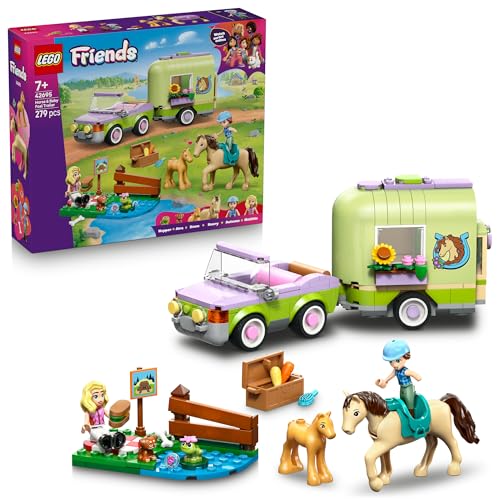LEGO® Friends Horse & Baby Foal Trailer 42695