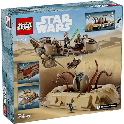 LEGO® Star Wars: Return of The Jedi Desert Skiff & Sarlacc Pit 75396 Collectible Building Set, Buildable Toy Vehicle Playset for Kids, Fun Toy for Boys, Girls and Any Fans