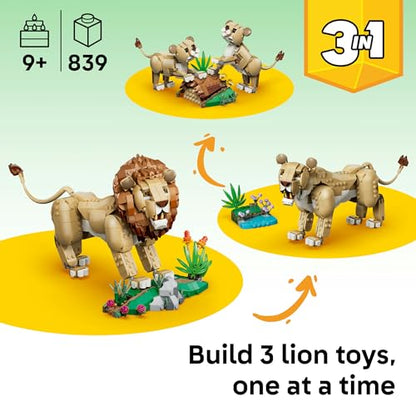 LEGO® Creator 3 in 1 Wild Animals: Majestic Lion 31386