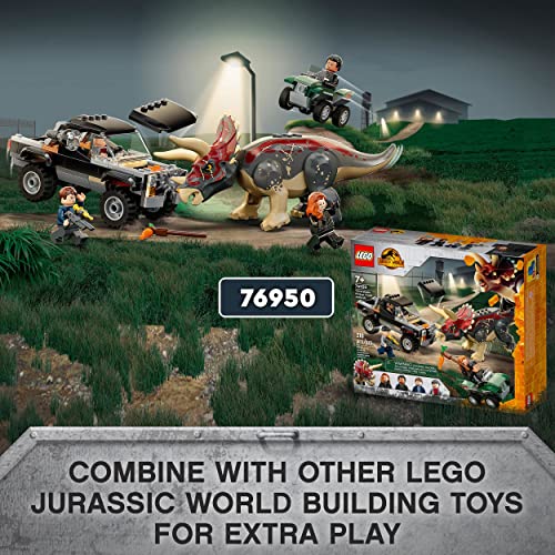 LEGO 76951 Jurassic World Dominion Pyroraptor & Dilophosaurus Transport