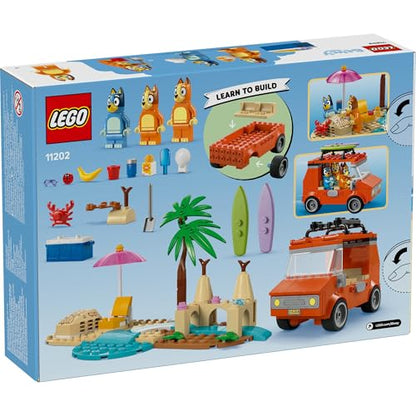 LEGO® Bluey: Bluey’s Beach & Family Car Trip 11202