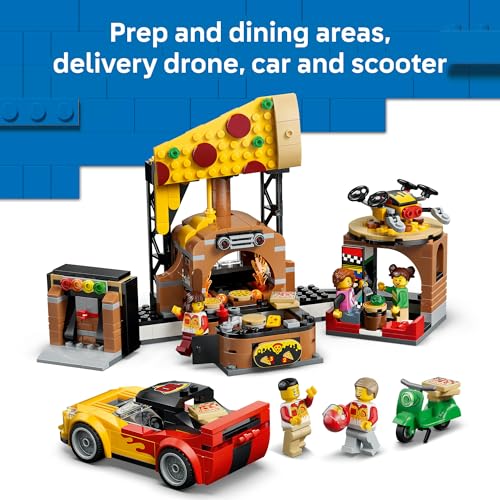 LEGO® City Pizza Delivery Experience with Vehicles 60496