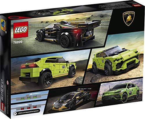 LEGO Speed Champions Lamborghini Urus ST-X and Lamborghini Huracán Super Trofeo EVO 76899