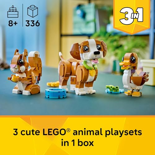 LEGO® Creator 3 in 1 Cute Animals: Playful Puppy Dog 31382