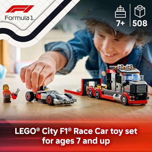 LEGO® City F1® Display Truck with Audi F1® Race Car 60493