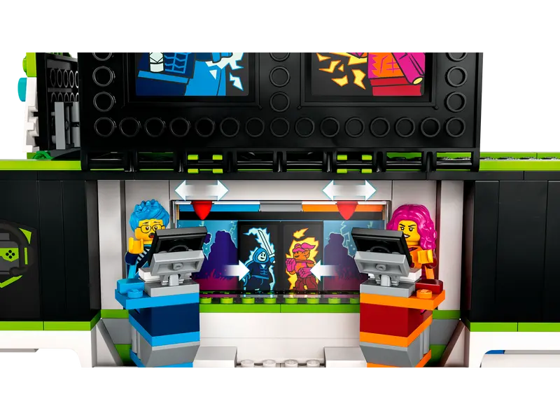 LEGO® City Gaming Tournament Truck 60388 includes 2 toy computer gaming stations
