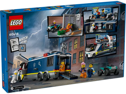 LEGO City Police Mobile Crime Lab Truck 60418 Box