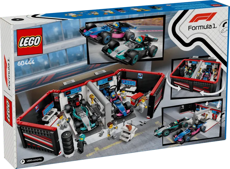 LEGO® City F1® Garage & Mercedes-AMG & Alpine Cars 60444