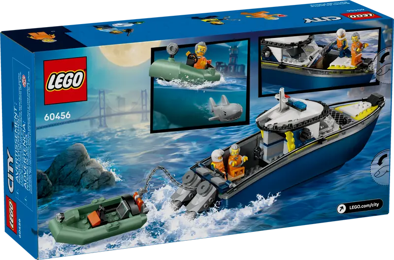 LEGO® City Police Boat Chase 60456 Amazon